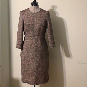 Black and pink dress